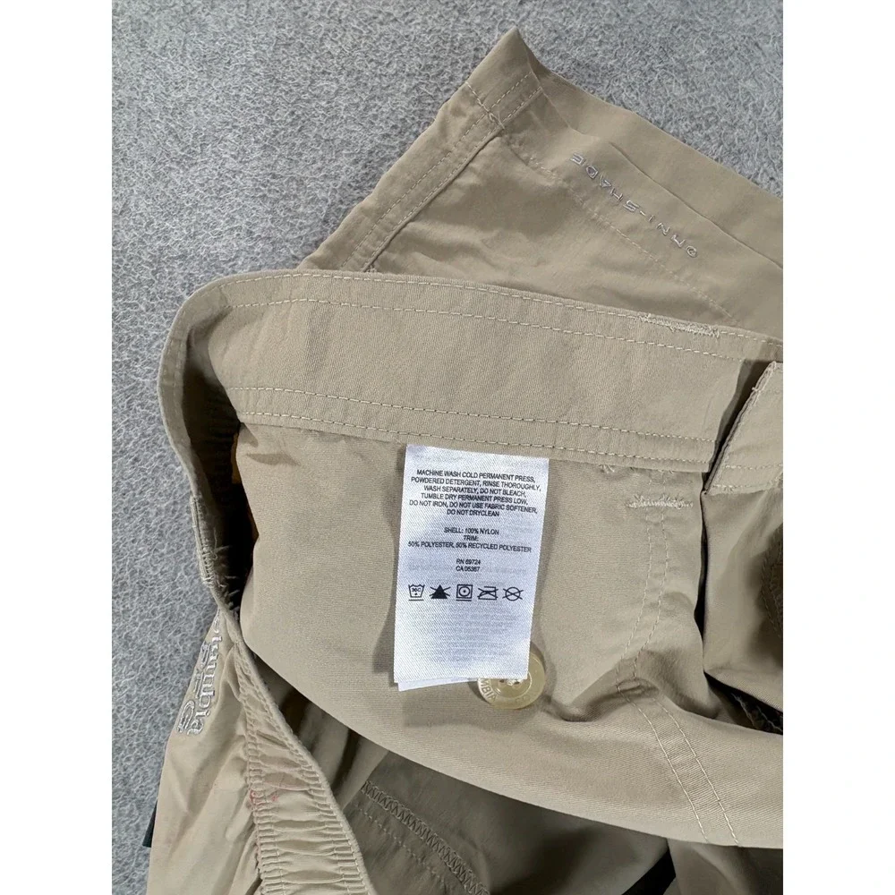 NWT Columbia Cargo Hiking Travel Shorts (Men's 36) Tan - 10